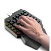 QUMIIRITY Left-Handed Gaming Keyboard Black Mechanical RGB Backlit Compact Single-Hand Keypad view 4