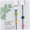 Angoily 12pcs Bunny Cable Clip Holder Silicone Fixed Wire Clamp Cord Wraps for Organizing Power Cables Charging Cords view 2