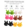Angoily 12pcs Bunny Cable Clip Holder Silicone Fixed Wire Clamp Cord Wraps for Organizing Power Cables Charging Cords view 3