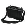 88JUNYh Waterproof Hard Case with Foam Waterproof Hard Carry Case Protective Storage Box with Shoulder Strap & Sponge Lining(34x27x10CM) view 1