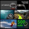 Booster Military Smartwatch Military Smartwatch - Rugged, GPS, Heart Rate Monitoring, Fitness and Outdoor Sports 48mm Military smartwatch, Fitness Watch with GPS (with Privacy) (Black) view 2