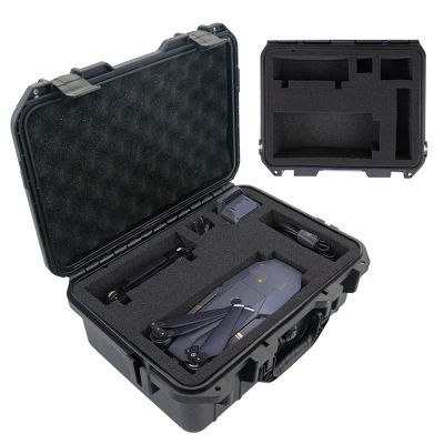 88JUNYh Waterproof Hard Case with Foam Waterproof Hard Carry Case  Tool Bag with Pre-Cut Sponge & Storage Box for Hardware(290x243x130mm)