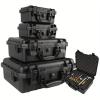 88JUNYh Waterproof Hard Case with Foam Waterproof Hard Carry Case  Tool Bag with Pre-Cut Sponge & Storage Box for Hardware(290x243x130mm) view 3