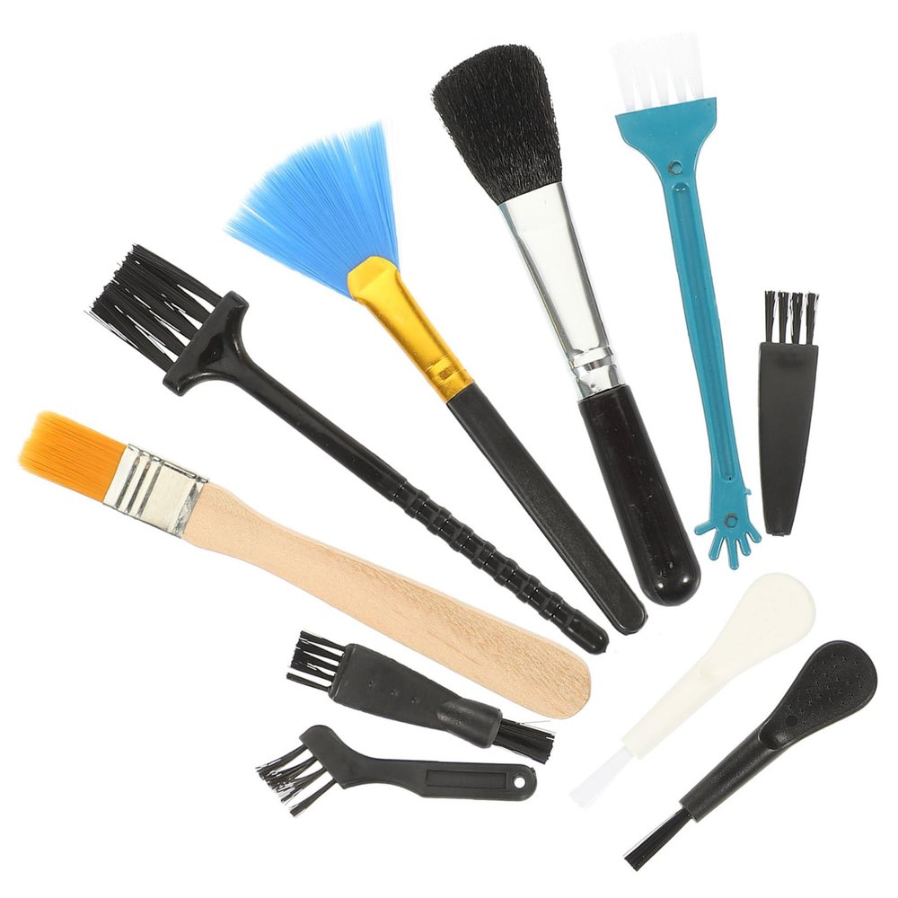 NUOBESTY 1Set Soft Bristle Keyboard Cleaning Brush for Dust Removal Conductive Material Safe for Electronics for Computer Circuit Board Keyboard Gaps