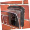 Operitacx Attendance Machine Cover Durable Fingerprint Device Protector for Outdoor Use Suitable for Home Office School More Reinforced Transparent Plastic Design view 3