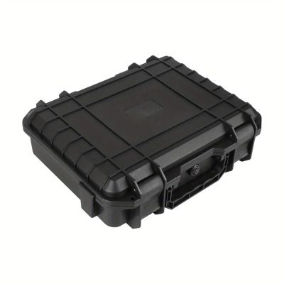 88JUNYh Waterproof Hard Case with Foam Waterproof Dustproof Plastic Tool Box  High-Strength Storage Case for Cameras & Photographic Equipment(Black)