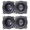 Autotek 2 Pack Street Machine 200W 4 Inch 2 Way Car Audio Coaxial Speakers with Neo Mylar Soft Dome Tweeters for Crystal Clear Sound view 1