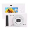 1080P Digital Camera for Photography, 48MP Vlogging Camera with 2.4" Screen, Multi Zoom Autofocus Mirrorless Cameras for Beginner (White) view 1