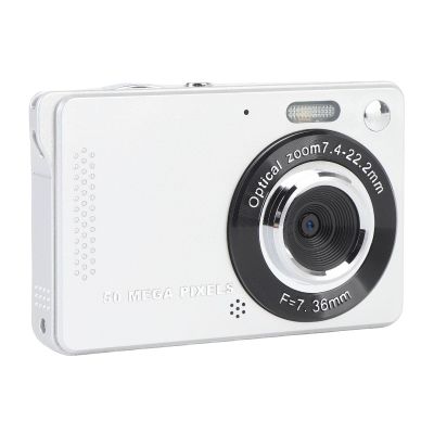 1080P Digital Camera for Photography, 50MP Vlogging Camera with 2.8" Screen, Autofocus Compact Small Cameras for Beginner (Silver)
