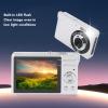 1080P Digital Camera for Photography, 50MP Vlogging Camera with 2.8" Screen, Autofocus Compact Small Cameras for Beginner (Silver) view 3
