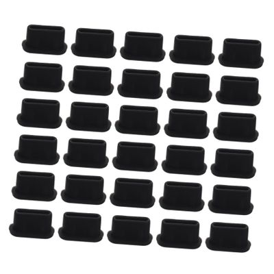 OSOLADY 30Pcs Type Plug Cover Protective Caps for Charging Ports Compatible with Computers and Devices Lightweight Durable Shields Against