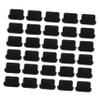 OSOLADY 30Pcs Type Plug Cover Protective Caps for Charging Ports Compatible with Computers and Devices Lightweight Durable Shields Against view 1