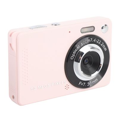 1080P Digital Camera for Photography, 50MP Vlogging Camera with 2.8" Screen, Autofocus Compact Small Cameras for Beginner (Roseate)