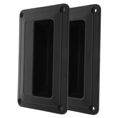 ARTIBETTER 2pcs Durable Plastic Side Handle for Audio Cabinets Speaker Replacement Handles for Safe Transport of Heavy Equipment Versatile Use for Cabinets and