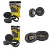 Kicker CSC 6.5" & 6x9 3-Way Coaxial with RKFR Foam Fast Ring Speaker Enhancement Kit view 1