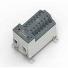 TE Connectivity/ABB Entrelec, 1SNL412510R0000, Power Distribution Block - Single Pole - 125 A Current Rating (UL) - 14 Position - Wire & Cable - Power - DIN Rail Mount.