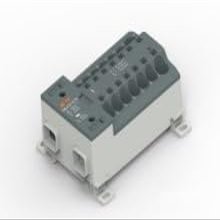 TE Connectivity/ABB Entrelec, 1SNL412510R0000, Power Distribution Block - Single Pole - 125 A Current Rating (UL) - 14 Position - Wire & Cable - Power - DIN Rail Mount.