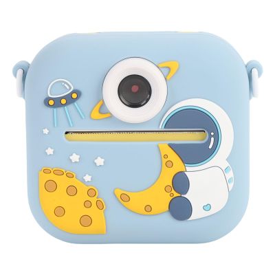 Kids Camera Instant Print, 1080P HD Kids Instant Cameras, with Front and Rear Dual Cameras, 8X Digital Zoom, 6 Creative Filters, Educational Games