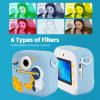 Kids Camera Instant Print, 1080P HD Kids Instant Cameras, with Front and Rear Dual Cameras, 8X Digital Zoom, 6 Creative Filters, Educational Games view 4