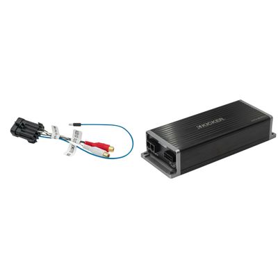 Kicker 51KPX3004 UTV Marine Amplifier & Adapter for Polaris Ride Command