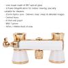 3X25 Opera Binocular Telescope with 3 Magnification, 25mm Optics Lens for Clear Indoor Viewing, Central Center, 6.5mm Exit Pupil, BK7 Glass Lens Loupe, Ideal for Theater, (White) view 2