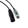 ATUUKOPC RS485 USB to DMX512 XLR 5PIN 5P Female/Male Controller KABLE(3metres,5P XLR Male A) view 1