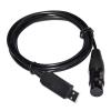 ATUUKOPC RS485 USB to DMX512 XLR 5PIN 5P Female/Male Controller KABLE(3metres,5P XLR Male A) view 3