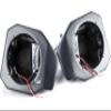 Kicker 45KM654L 6.5" LED Marine Speakers and Front 6.5in Speaker Pods Compatible with Polaris Ranger XP1000 2018-2024 view 2