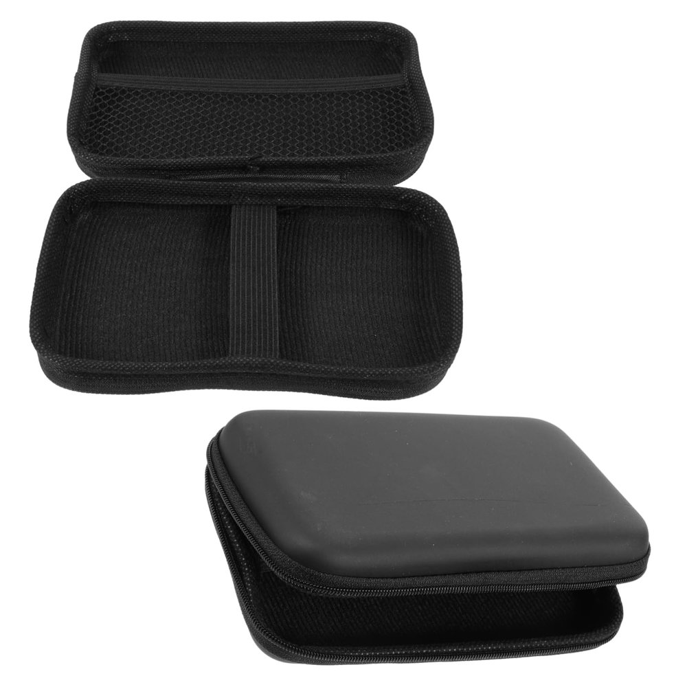 QUMIIRITY 2pcs Portable Cable Organizer Bag Multi-partition Electronic Accessory Storage Pouch for Chargers Power Banks and Items Travel Case