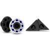 Kicker 48KMXL8 8" Horn-Loaded Marine Speakers and Front 8" Speaker Pods Compatible with Polaris Slingshot 2015-2025 view 1