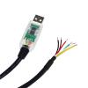 ATUUKOPC Industrial FT232RL CHIP USB to RS485 Converter 6 CORE 6PIN WE Communication Cable Data A+ B- 120R USB-RS485-WE-5000-BT(13.0M,Transparent USB Case) view 1