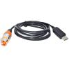 ATUUKOPC FT232RL USB to RS485 3PIN 3P DMX512 DMX 512 XLR Female Converter Cable for Controller KABLE(5m,Color F) view 3
