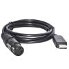 ATUUKOPC FT232RL USB to RS485 3PIN 3P DMX512 DMX 512 XLR Female Converter Cable for Controller KABLE(5m,Color F) view 4