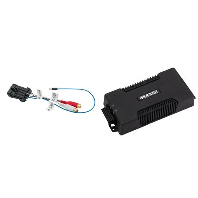 Kicker 48PXA3001 UTV Marine Amplifier & Adapter for Polaris Ride Command
