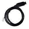 ATUUKOPC FT232RL USB to J5 A 6-PIN RJ-12 RJ-11 Connector RS232 Serial Communication Cable for S200 CAN Base Unit AC DC Drive(3metres,PL2303GT Chip) view 1