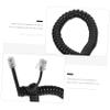 NUOBESTY 2pcs Coiled Telephone Cords for Landline Phones Sturdy Cables Anti-Tangle Design view 4
