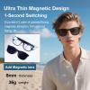 Quaoar Smart Bluetooth Audio Glasses Dual Speaker Open Ear Sound Mic Remote Shooting Voice Assistant for Women/Men (2 in 1 Polarized Sunglasses) view 4