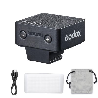 Godox iM20 Mini On-Camera Flash Camera Speedlite 5 Power Levels 3s Recycle Time 440 Full Power Flasheswith Flash Diffuser White Lamp Shade Diffuser for Canon Nikon Sony Mirrorless Cameras Film Cameras