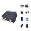 MHADBKH 21PIN SCART to 3RCA Female Connector Adapter with On/Off Button for Sound and Picture Conversion view 2