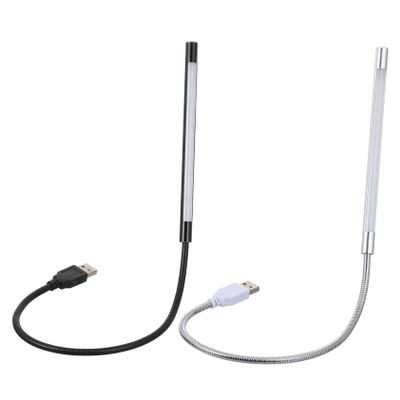 DIYEAH 2pcs Dimmable Led Reading Lamp USB Touch Light Night Light for Reading Study Laptop Computer Portable