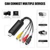 MHADBKH USB Video Converter Adapter Cable Wire Acquisition Card Converter for Camcorder and VCR to Digital Format view 4