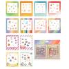 HIYQIN 12PCS - Photo Border Stickers Compatible for Instax Square SQ Film, Pictures Decorative Stickers for Instax Square SQ1/SQ6/SQ10/SQ20/SQ40 Instant Camera Film - Rainbow Series view 1