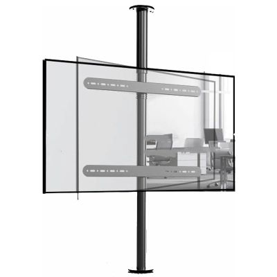 Adjustable Tilt And Swivel TV Ceiling Mount - LCD TV 360 Degree Rotating Frame Floor Stand Partition Rotating Rack Rotating TV Cabinet Fits 32-75 Inch LED Screens,LCD TV Frame,One Color,85,110cm