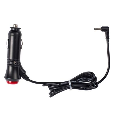 3.5x1.35mm Car 12V-24V Power Cord Adapter with 90Degree Connector 1m