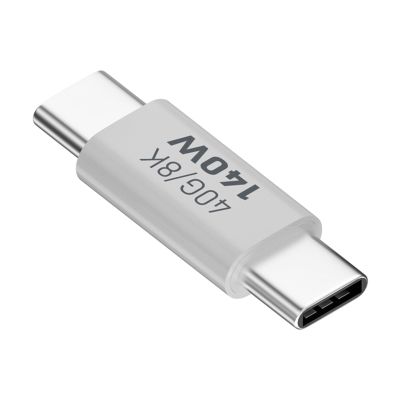 MLWSKERTY UsbC Male to Female Connector USB C Type-C Extension Adapter 140W 40Gbps Data Transfer Extender for UsbC Devices
