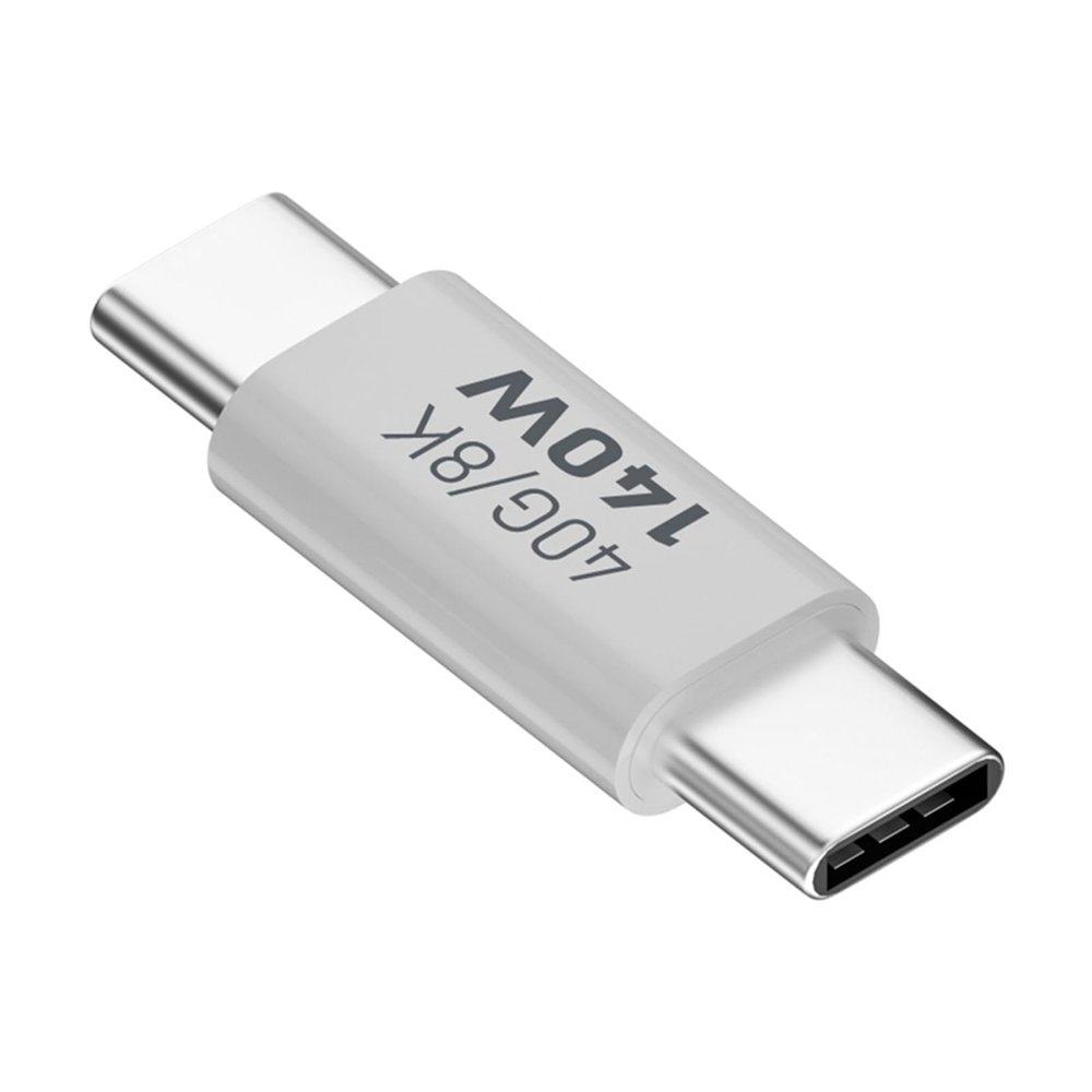 MLWSKERTY UsbC Male to Female Connector USB C Type-C Extension Adapter 140W 40Gbps Data Transfer Extender for UsbC Devices