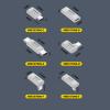 MLWSKERTY UsbC Male to Female Connector USB C Type-C Extension Adapter 140W 40Gbps Data Transfer Extender for UsbC Devices view 3