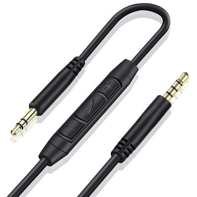 3.5mm Replacement Audio Cable for Beats Headphones Cord Wire Aux Cable Compatible with Beats Solo2 Solo3 Studio3 Wireless HD Pro by Dr. Dre Sony WH-1000XM4 WH-1000XM5 with In-line Mic & Volume Control