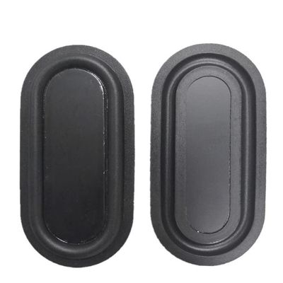 2PCS Oval Shape Bass Diaphragm Rubber Plate Passive Radiator Auxiliary Bass Plates 2040-6090