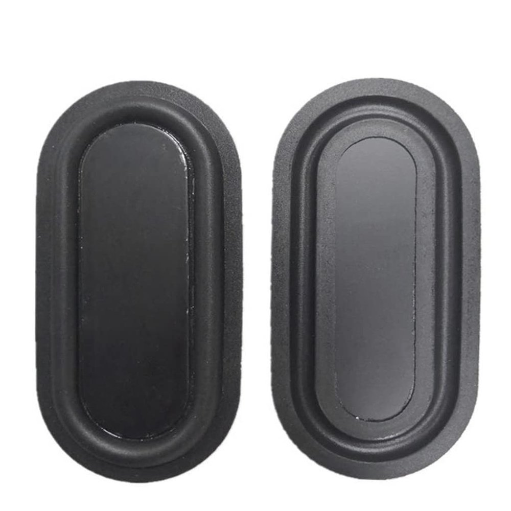 2PCS Oval Shape Bass Diaphragm Rubber Plate Passive Radiator Auxiliary Bass Plates 2040-6090